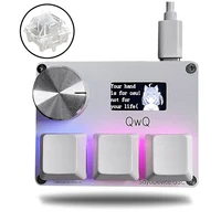 Gateron KS-20 interruptores blancos SayoDevice OSU O3C interruptores magnéticos de disparo rápido teclado con perilla pantalla copia pasta Shotcut