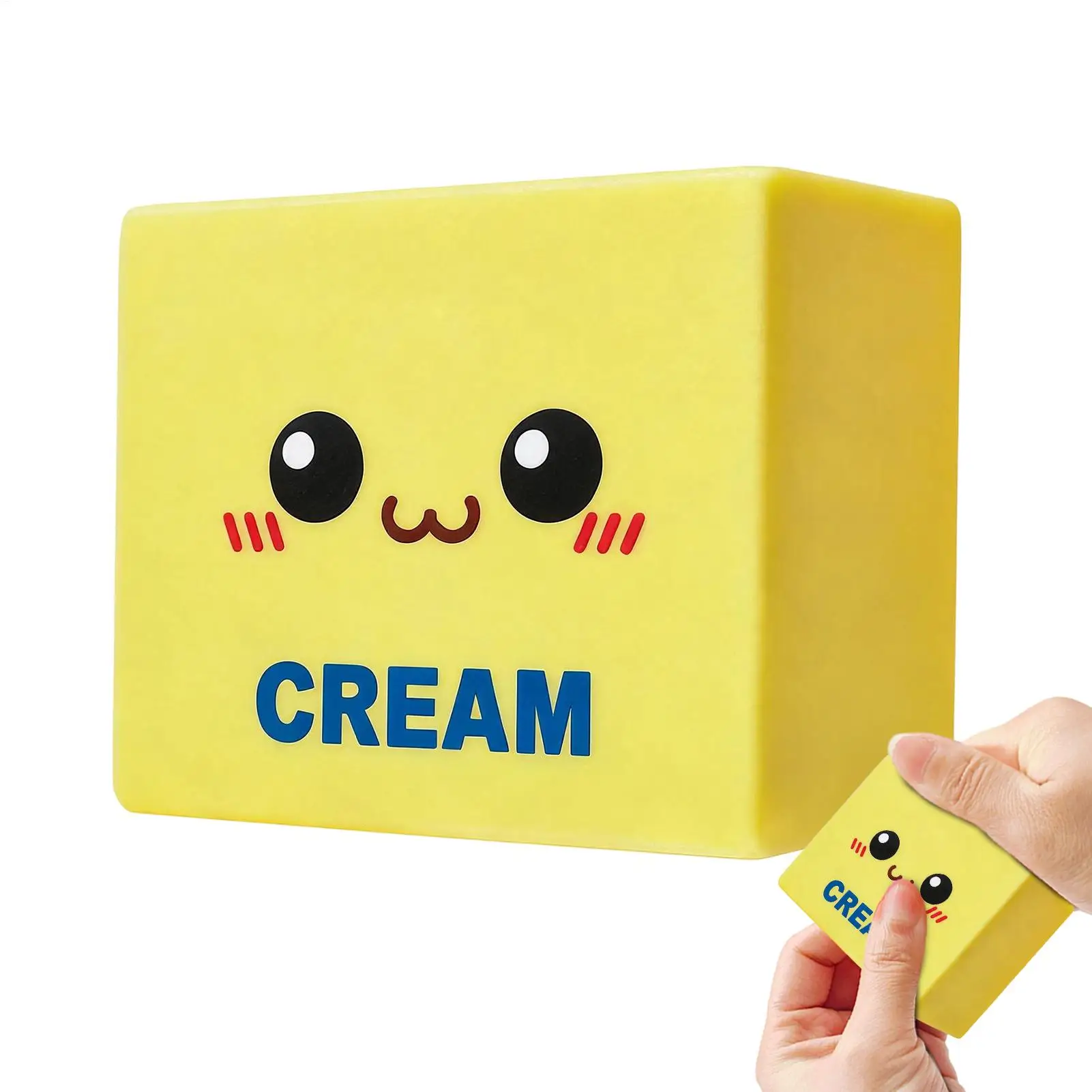 Squeeze Butter Brick Fun Butter Realistic Slow Rising Party Favors Fidget Squeeze Toy For Kids Adults Family Friends Youth Teens