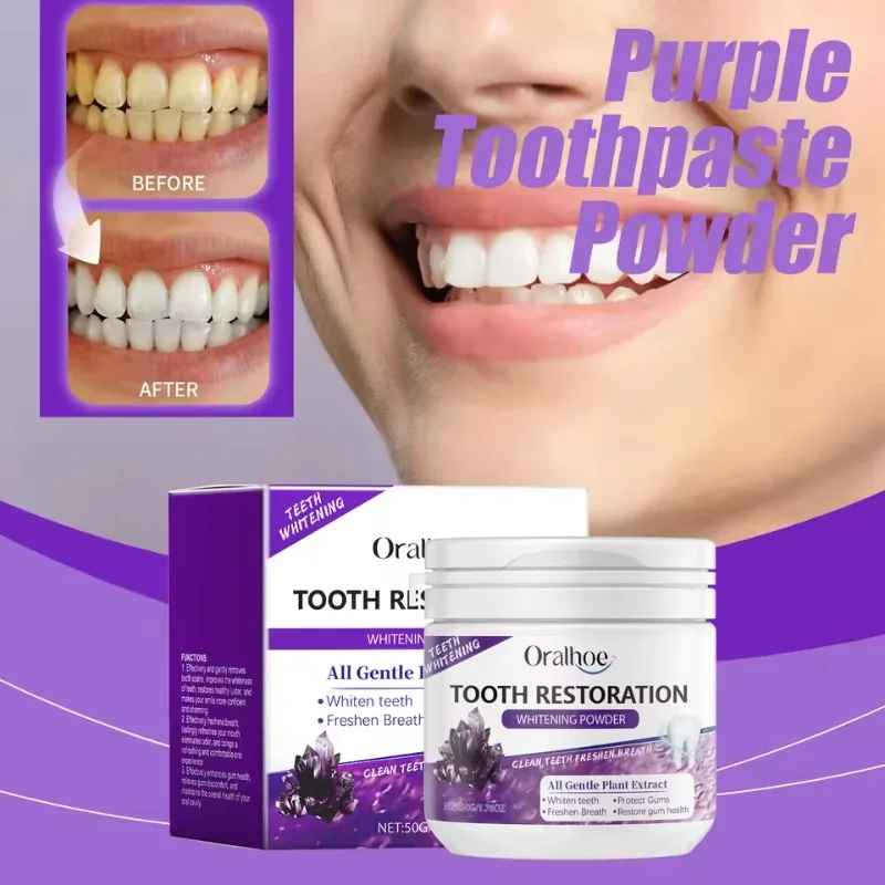Mint Tooth Powder Fresh Breath 5 Days Teeth W-hitening Remove P-laque Stains Dental Calculus Oral Hygiene Cleaning Fresh Breath