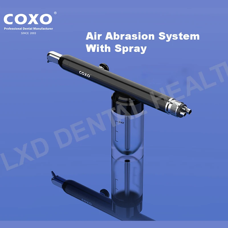 

COXO CA-1 Dental Aluminum Oxide Microblaster Air Polisher Dental Abrasive Sandblasting Machine Air Abrasion System with Spray