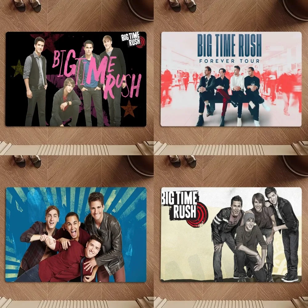 Big Time R-Rush Band Another Life Floor Mat Bedroom Kitchen Door Bath House Super Absorbent Foot Non-slip