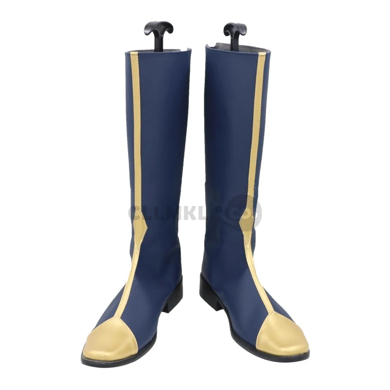 أحذية Lelouch of the Rebellion ZERO التأثيرية أحذية طويلة من جلد البولي يوريثان #1