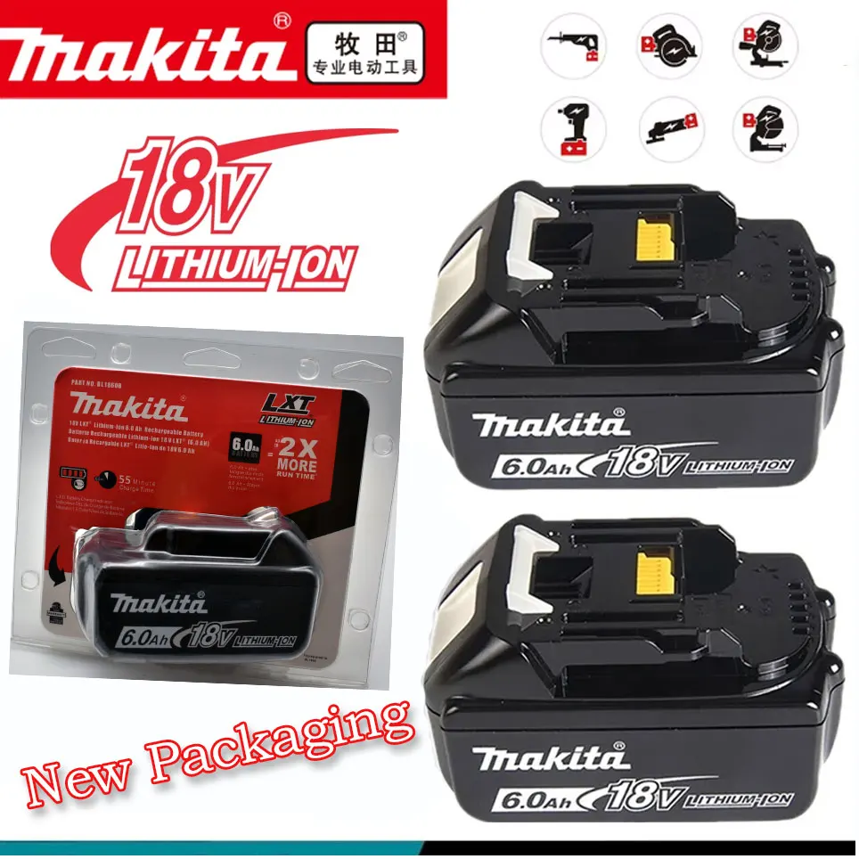 

Genuine/Original Makita 18v battery bl1850b BL1850 bl1860 bl 1860 bl1830 bl1815 bl1840 LXT400 6.0Ah for makita 18v tools drill