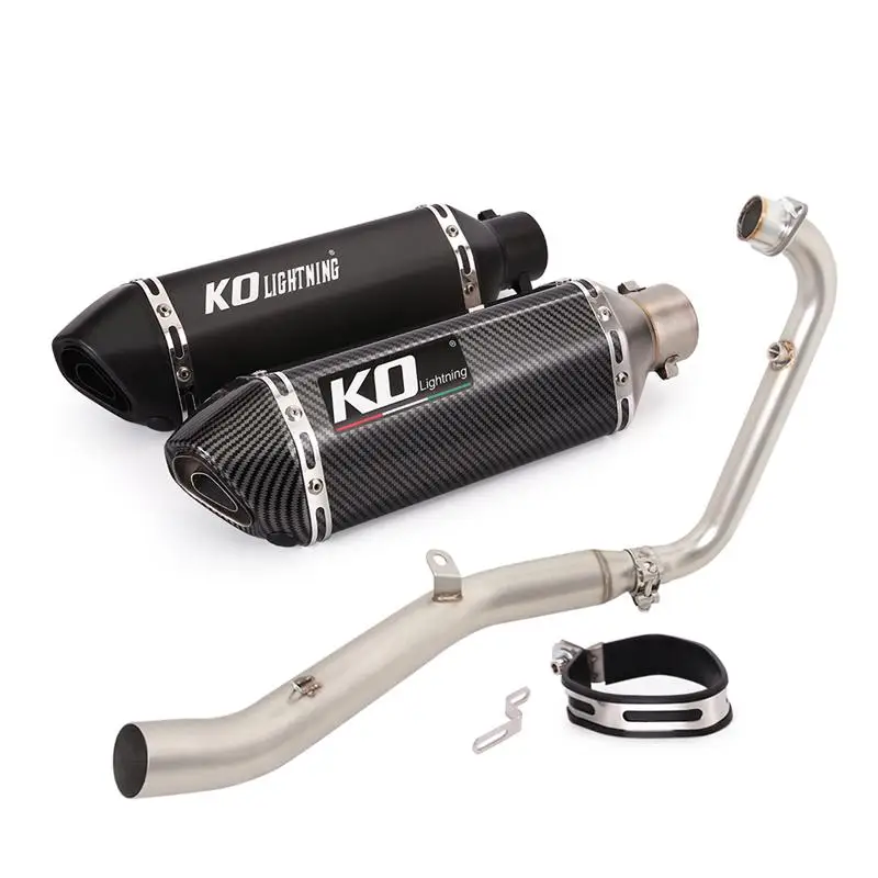 For LIFAN KP mini150 2015-2023 Motorcycles Exhaust system Muffler Header Pipe Stainless Steel Tail Escape Connect Tube DB Killer