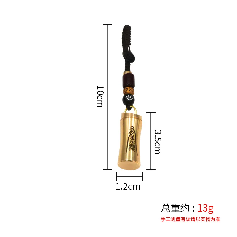 Brass Divination Tube Fortune-Telling, Featuring A Hexagram Design, Used For Drawing Lots And Seeking Guidance. Also include.