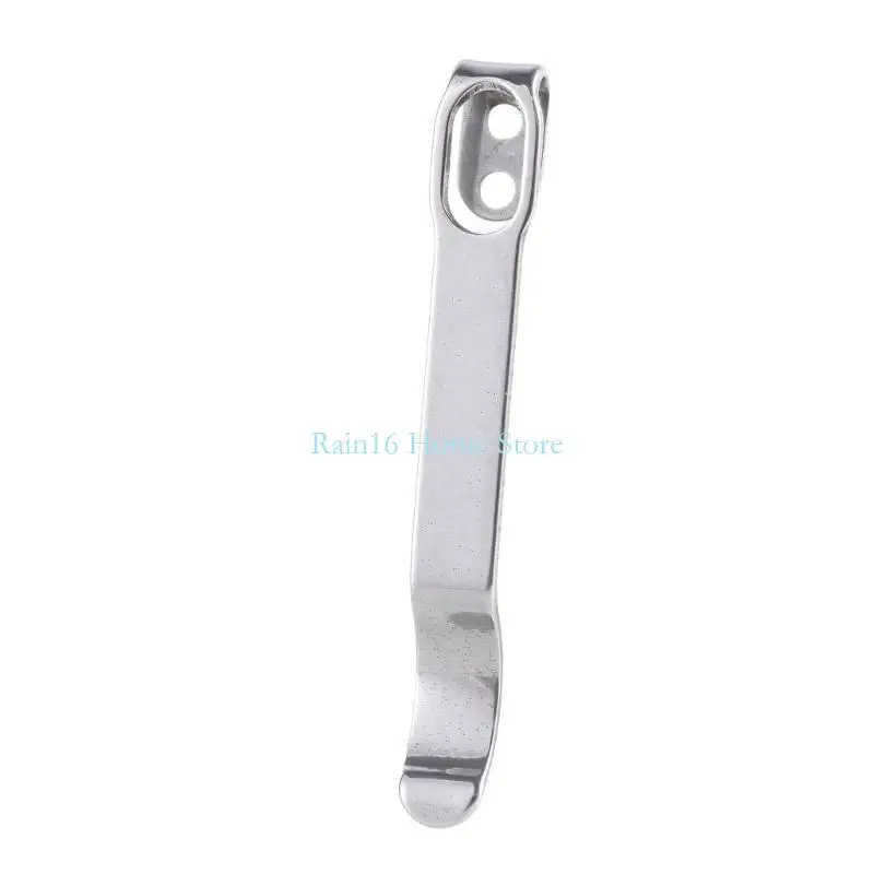 02 Edelstahl -Rücken -Clip -Taschen Cutter Clip Deep Carrem Taschen Clips Clip