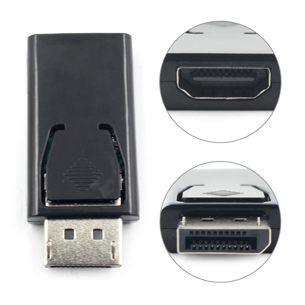 DisplayPort to HDTV-compatible Adapter Converter Display Port Male Mini DP to Female TV Cable Adapt Video For PC TV Cable