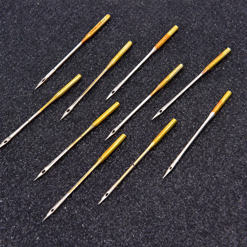 10PCS/Pack #9 #11 #14 #16 #18 Needles For Singer Electric Sewing Machine Needle Domestic Sewing Needle Titanium Plated Needle