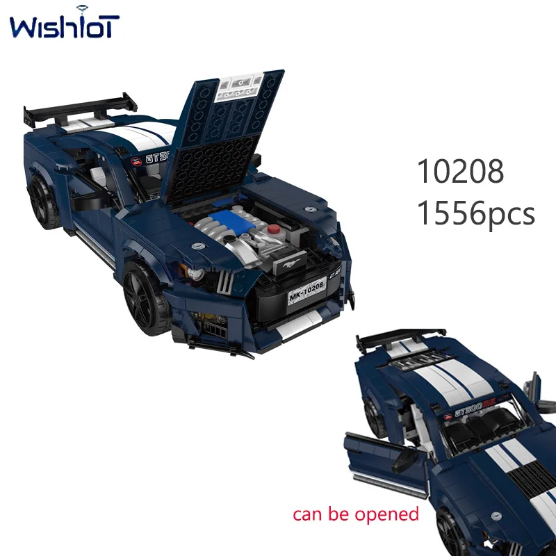

MOC 10208 Sports Car Model Building Blocks Famous Series 1556pcs Assembled Puzzle Ornament Vehicle Small Bricks Toys Boys Gifts
