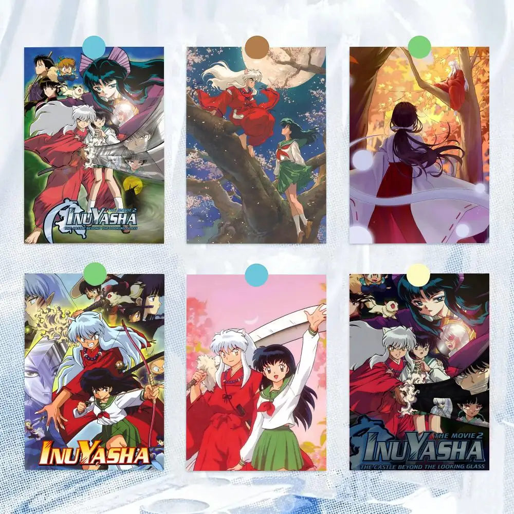 Anime I-Inuyasha Poster Artistic Stylish Wall Art for Home Office Bar Decor Living Ro Hot Reusable