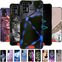 For Umidigi Bison Case X10 GT Soft Silicone Animals Protection Back Covers For Umidigi Bison X10  Cases X10 TPU Black Bumper