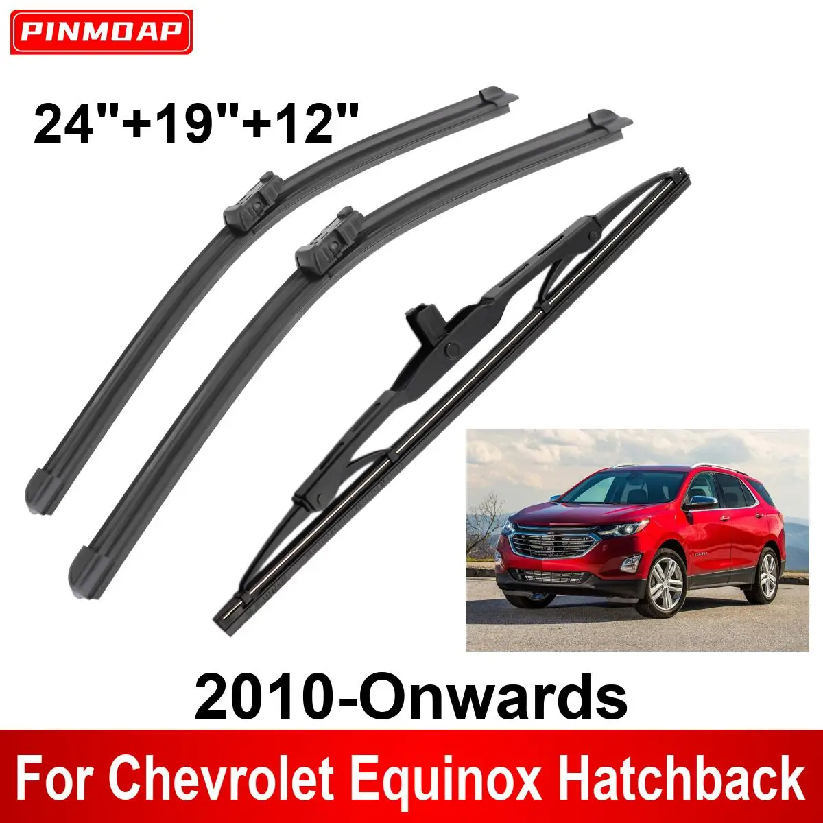 1/2/3/4/6PCS Auto Wischer Für Chevrolet Equinox Fließheck 2010-Ab Vorne hinten Wischer Klingen Pinsel Cutter Auto Zubehör
