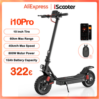 iScooter i10Pro 10 inch Electric Scooter 800W 15Ah Scooters 45km/h Electric Kick Scooter 60KM Range Powerful Scooters with APP