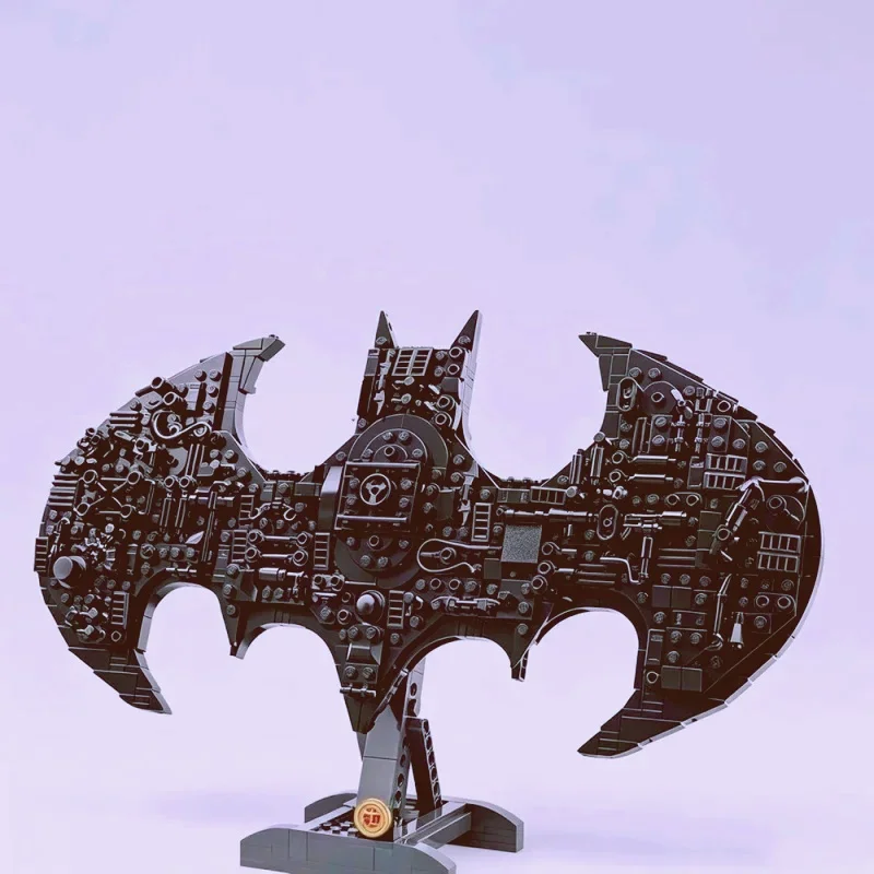 3D Wall Display Model 76330 Super Hero Mask Emblem Blocks 678PCS DIY Assembly Toys Practical STEM Gifts for Adults Birthday view 6