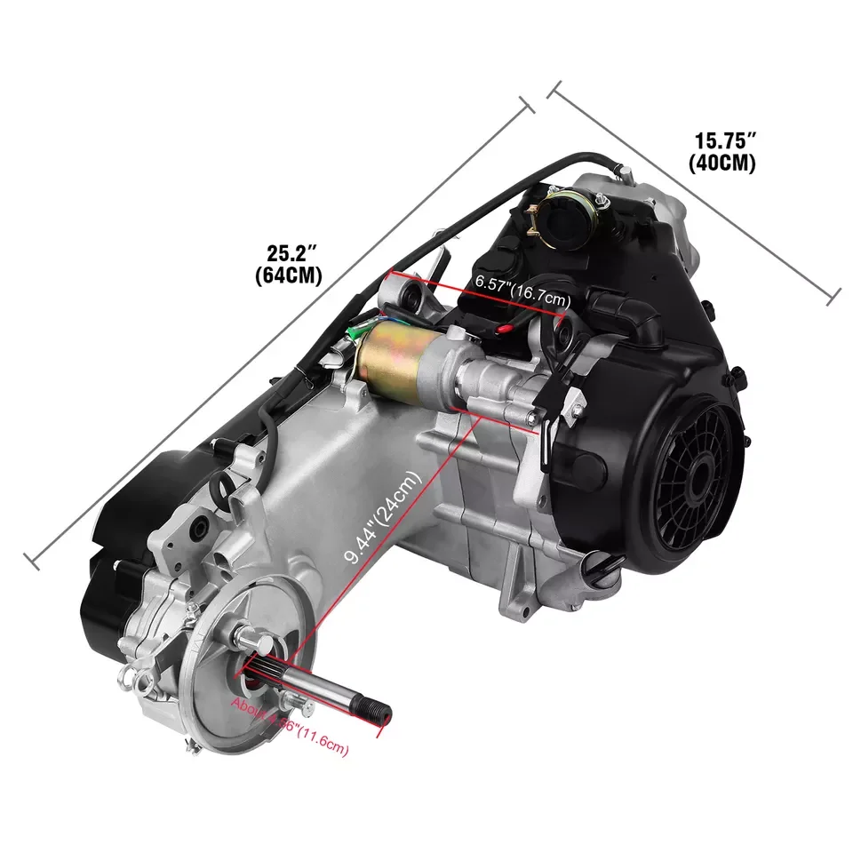 

Pedal Motorcycle Engine Assembly GY6-125 150 152qmi 157qmj 1P52QMI 1P57QMJ Power Original Power