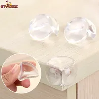 4pcs/lot Transparent Ball Shape Baby Safety Table Corner Protector Anti-Collision Furniture Edge Protection Cover Guards