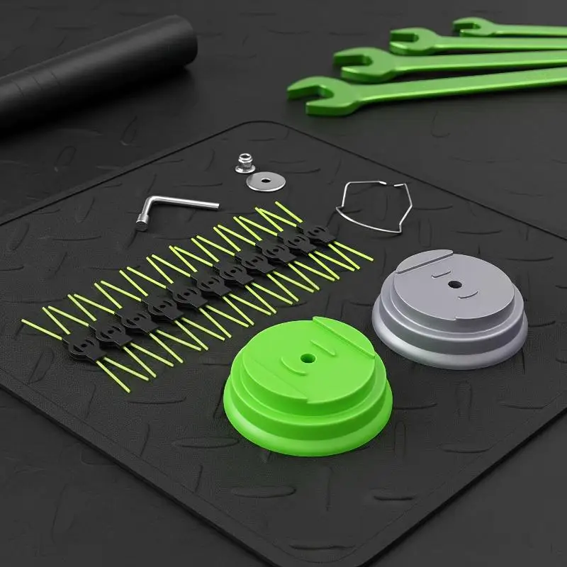 Fit Most Grass Trimmers Replacement Nylon Blades 5/10/16PCS Universal with Install Tools for Lawn Garden Weeding
