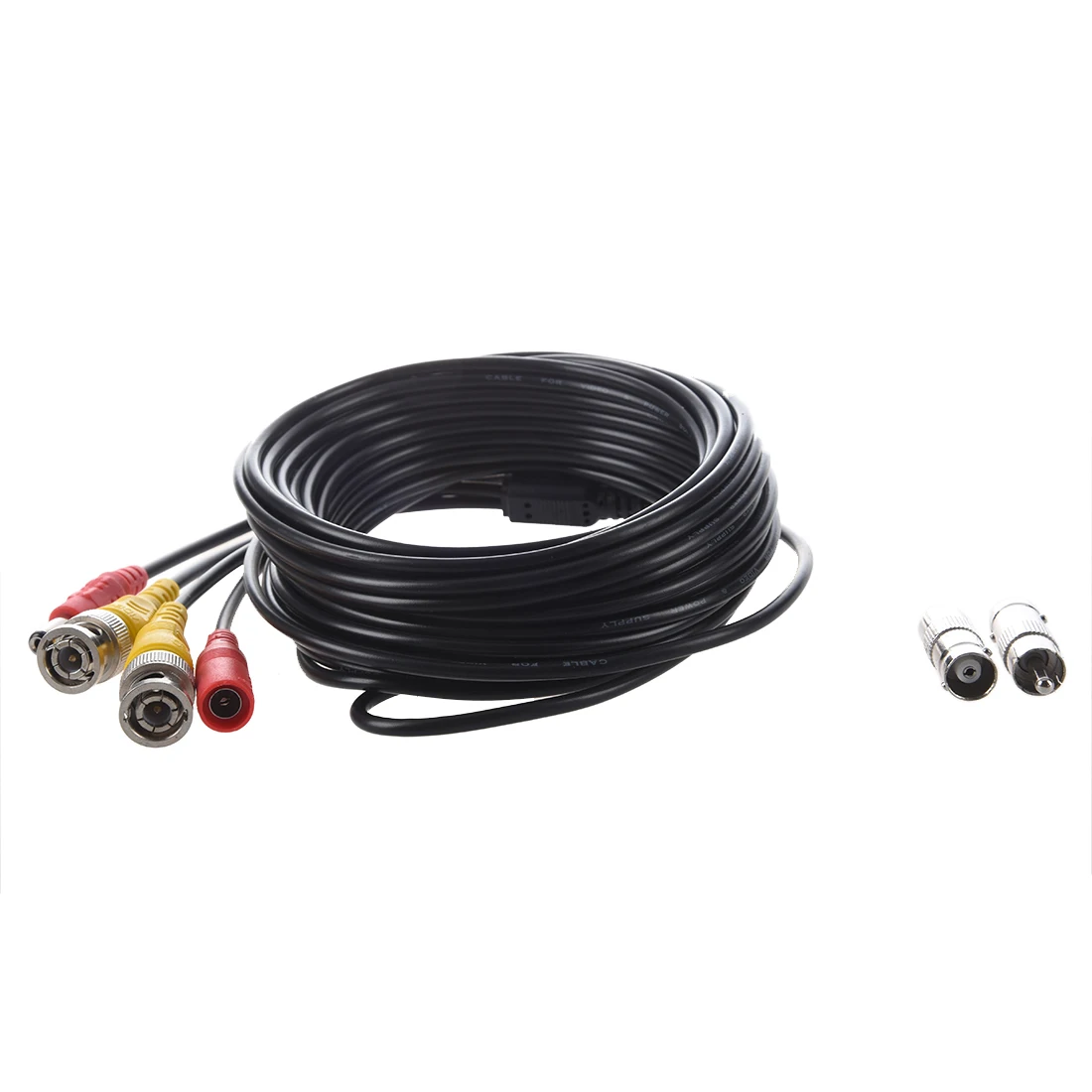 Cable de alimentación/vídeo de seguridad de 10 m y 33 pies Cable combinado de enchufe BNC + RCA para cámara CCTV