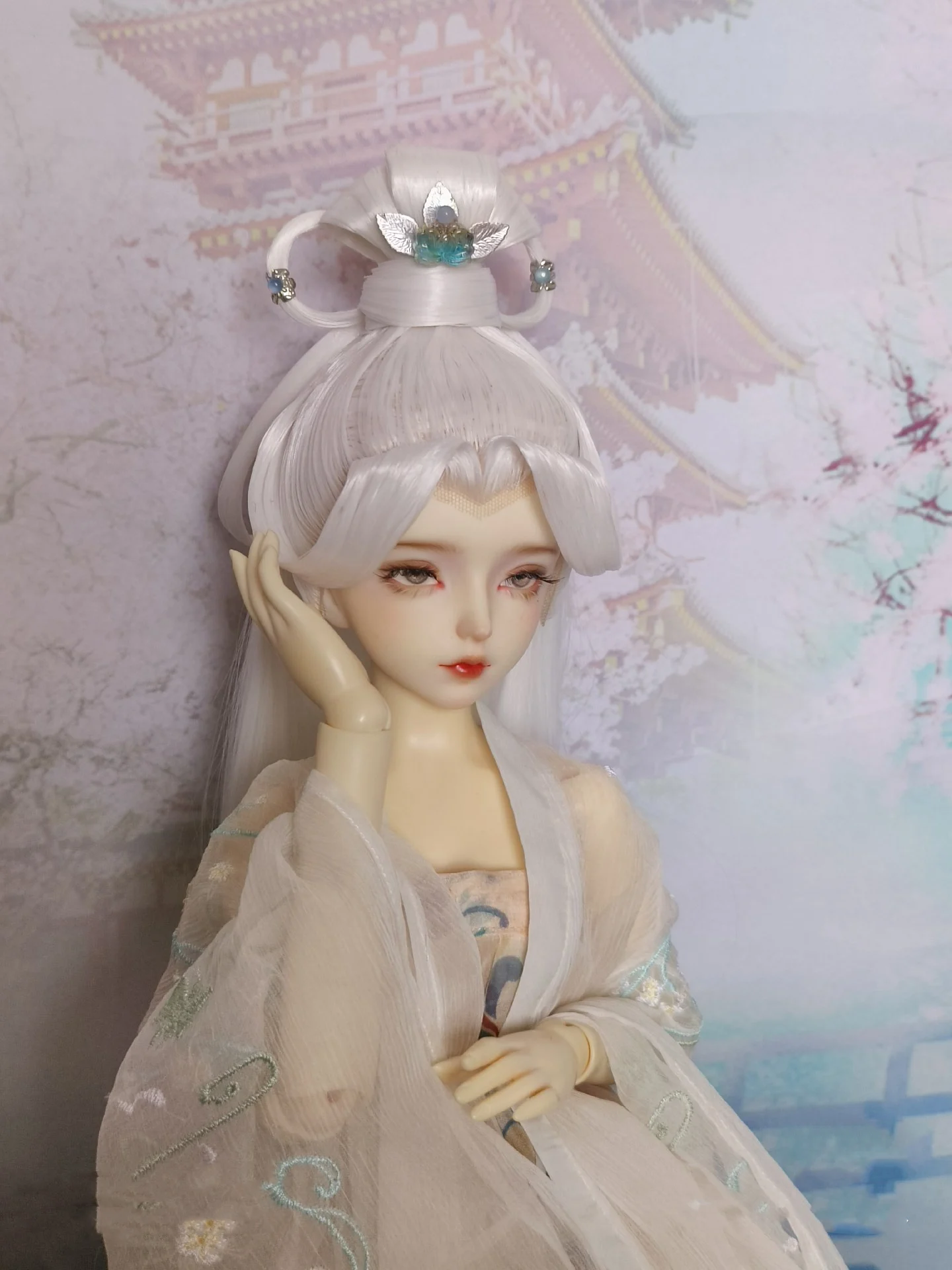 1/4 1/3 Ancient Costume BJD Wig Doll Accessories Hanfu Antique Style Hair Retro Wigs For BJD/SD MSD SD13 Big Girl SSDF C1984