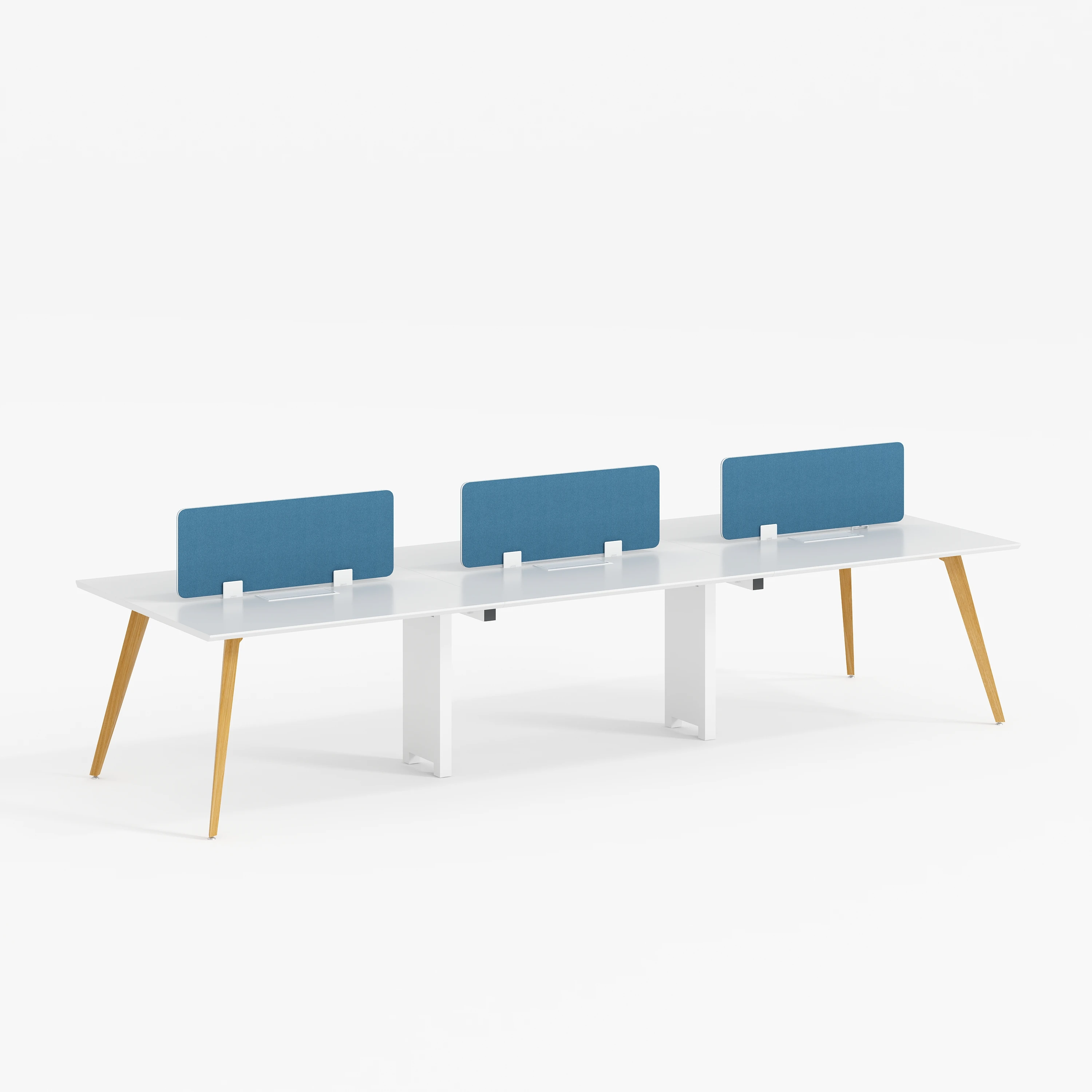 2026 Factory Direct Sale Wooden Eco-Friendly Durable Combination Staff Office Computer Desk for Home Officepromote sales