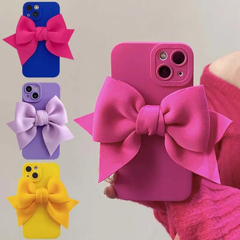 

New Cute Bow Phone Case For iPhone 15promax 11 12 13 14 15 phone case