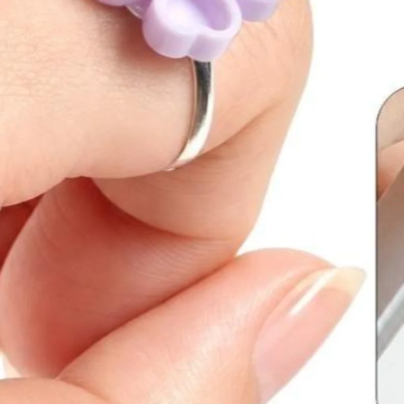 100 Pcs Disposable Eyelash Glue Cup Holder Tattoo Pigment Eyelash Extension Makeup Women Lash Supplies