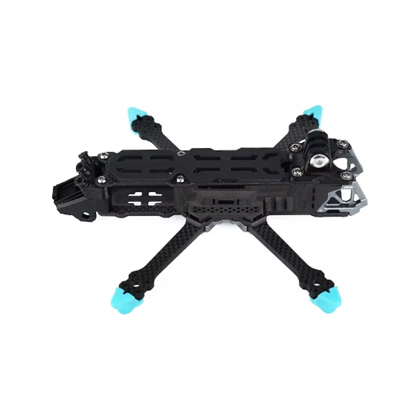 Axisflying MANTA 3,6 inch Squashed-X koolstofvezel framekit wielbasis 162 mm geschikt voor Gemfan-3630 Prop 3,6 "Freestyle Drones
