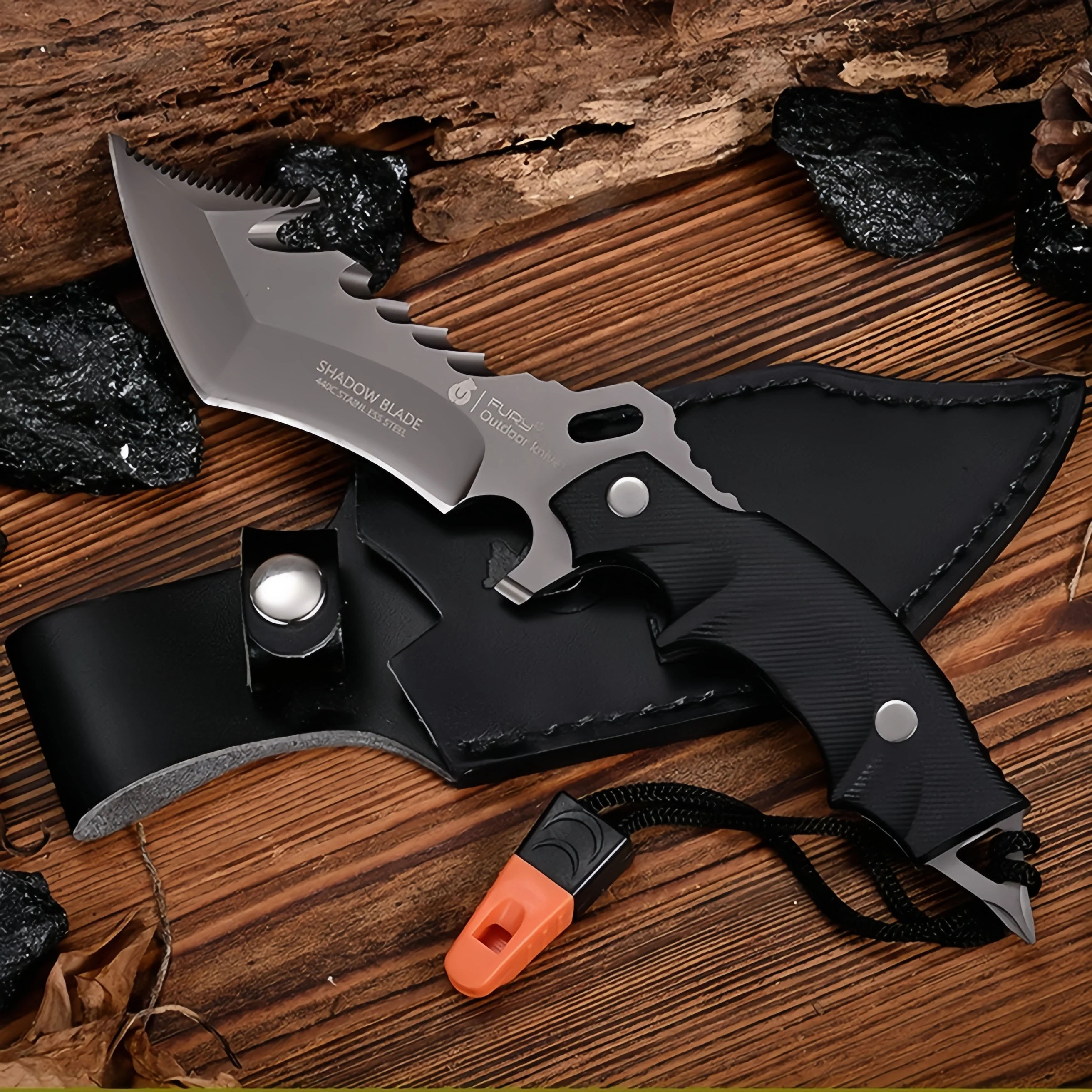 Multifunctional Outdoor Survival Knife with Screwdriver for Diving Hiking Camping 5Cr15 Steel Tactical Tool view 4
