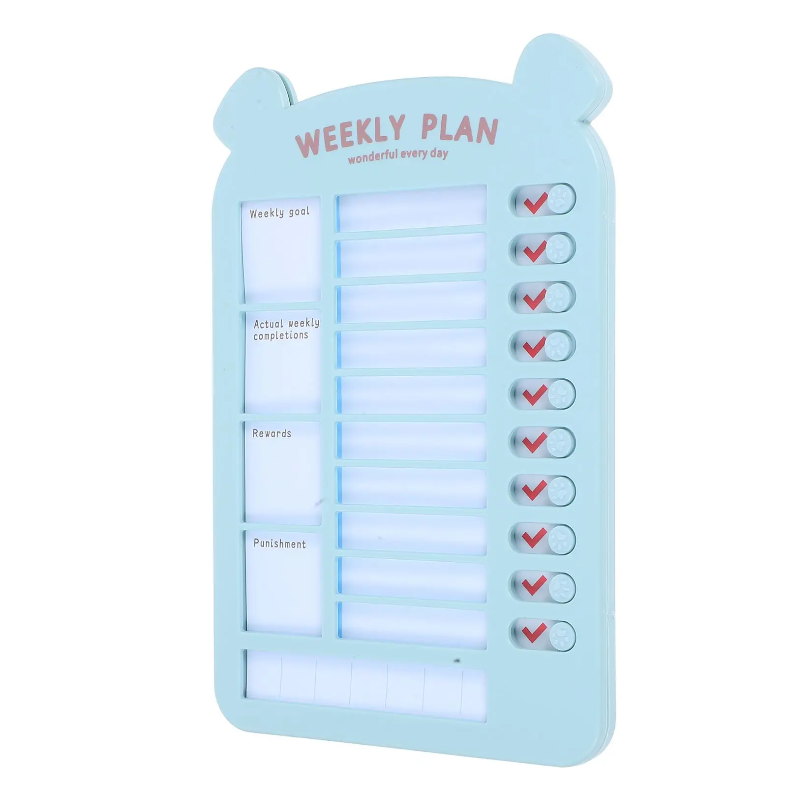 Self Discipline Checker To Do List Board Behavior Cards Kids Daily Routine Chart Task Tracker Schedule Planner