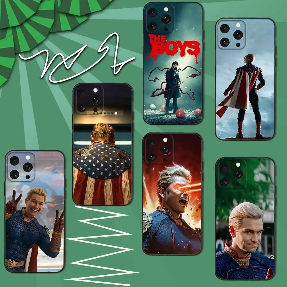

Homelander the B-boys Phone Case For iPhone 16e,16,15,14,13,12,11,Pro,X,XS,Max,XR,Plus,Mini Soft Black Cover