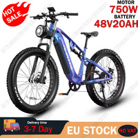DUOTTS E26 Electric Bike 750W Brushless Motor 48V20AH Lithium Battery Hydraulic Brake Electric Bicycle 26*4.0-In Fat Tire E-bike