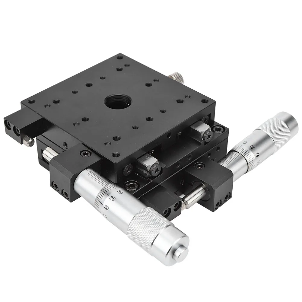 Picture 5: 80x80x40mm XY Micrometer Manual FinE tuning Cross Roller Precision Linear Stages
