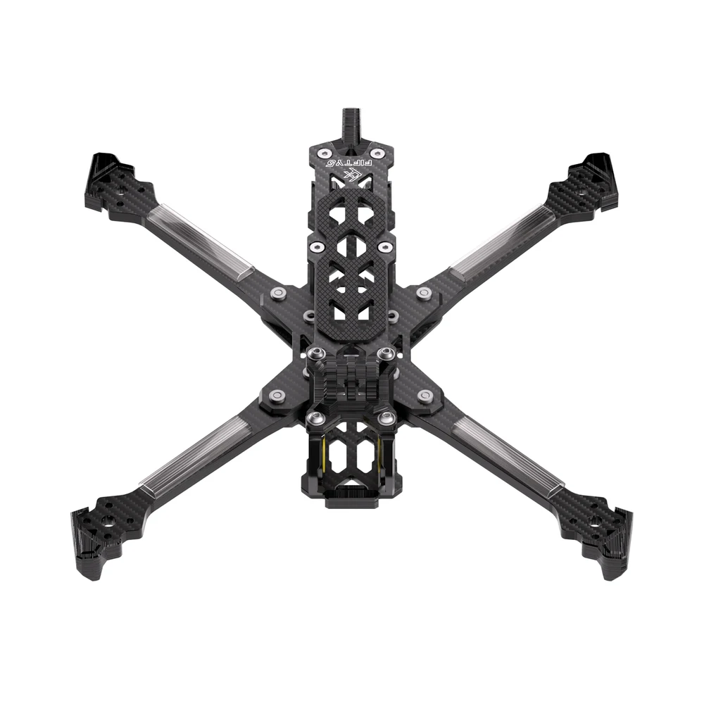 Рамка FIFTY5 True-X для фристайла — 128 г с ТПУ, оптимизированный воздушный блок DJI O4, без железо, кронштейны 5 мм, готовая опора 5,5 дюйма, комплект рамы для дрона FPV