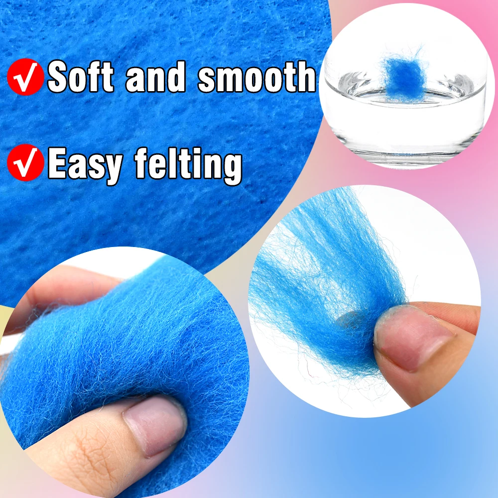 Topranc 1Pack Multiple Colors Egg Glow Bug Yarn Fiber Baitfish Lure Parachute Trout and Steel Head Fly Tying Material