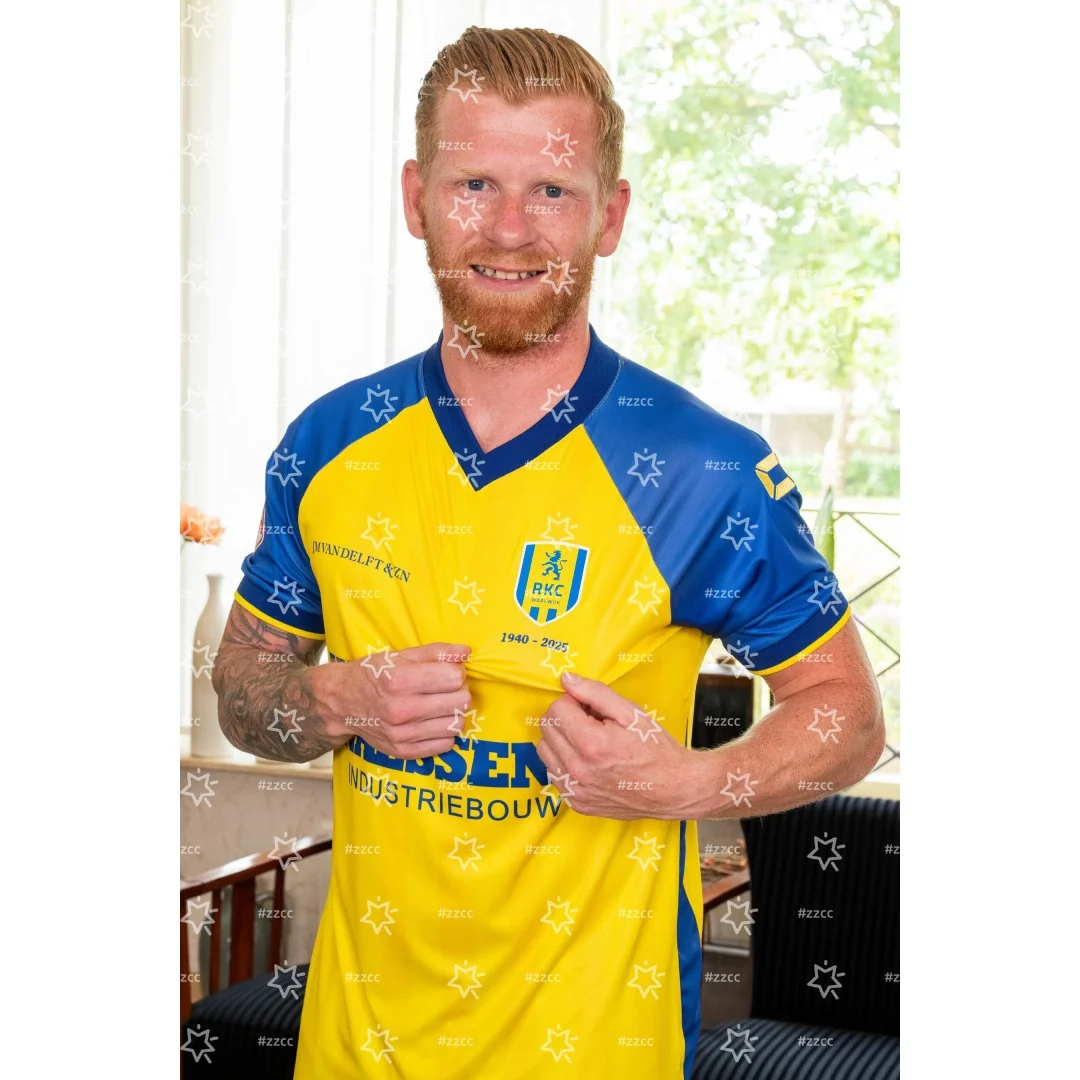 

Футбольная форма RKC Waalwijk 25-26: домашняя футболка, комплект для тренировок, летняя спортивная футболка для мужчин, детская одежда, футболка Y2K для женщин ﻿