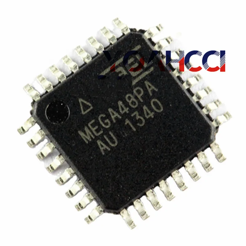 ATMEGA48PA-AU (2-20 ชิ้น) จัดส่งฟรี TQFP-32,MCU 8Bit ATMEGA48PA AVR RISC 4KB แฟลช,ชิป IC เดิม,ในสต็อก