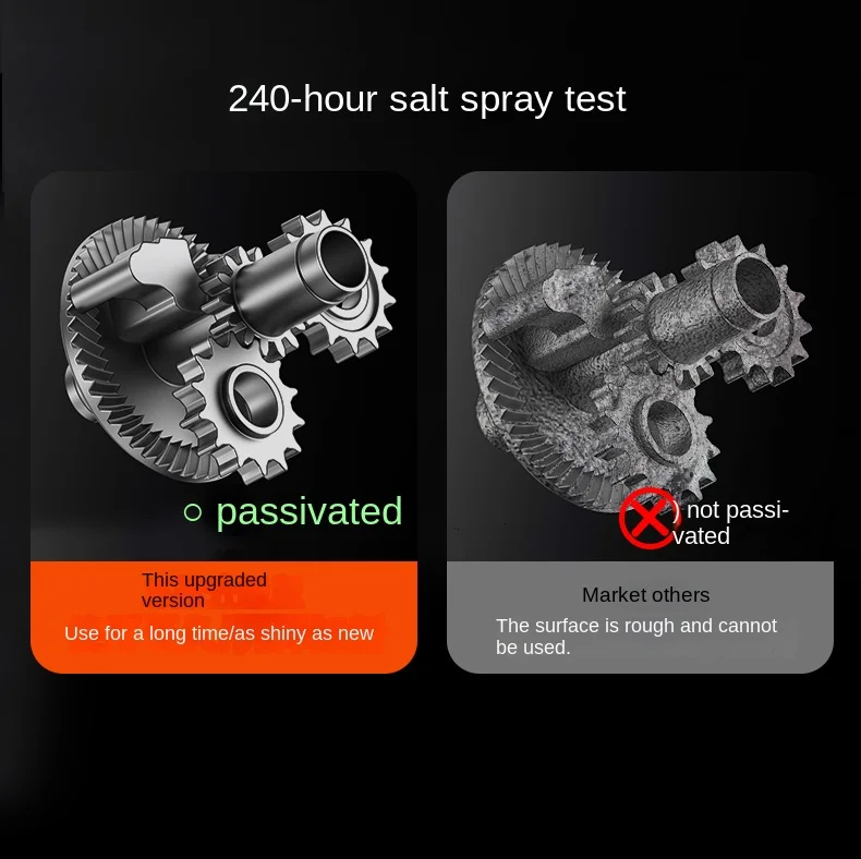 VWVIVIDWORLD, Ganzmetall-, Salzwasser-Angelrolle, maximale Zugkraft von 21 kg, Spinnrolle, Metallgehäuse, Gerussrolle, geeignet für alle Wasser – Detail 1