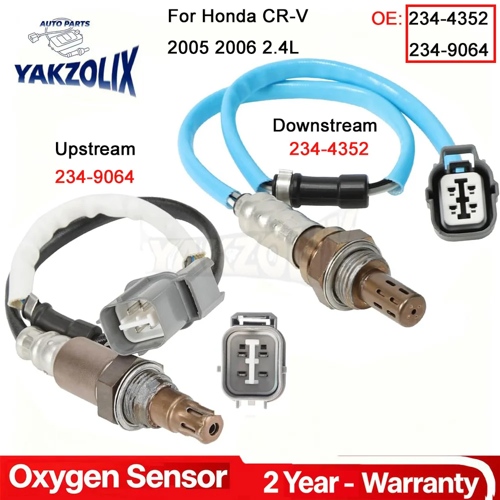 

Upstream Downstream Lambda Oxygen O2 Sensor 234-4352 234-9064 For Honda CR-V CRV 2.4L 2005 2006 36531-PPA-003 36532-PPA-004