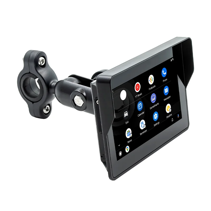 

AR-Portable Wireless Motorcycle Carplay Screen 5" Touchscreen Multimedia Player Motorcycle Accessories