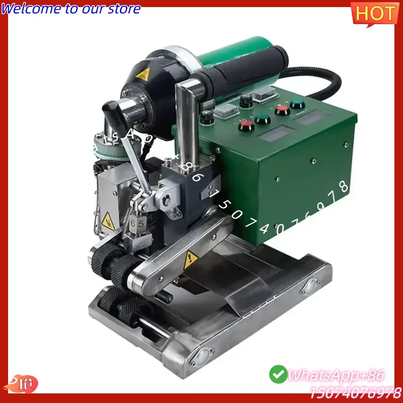 2026 RHW700 PVC Welding Machine Electric Hot Air Plastic Welder Membrane Geomembrane Welder with Hot Wedge and Hot Air