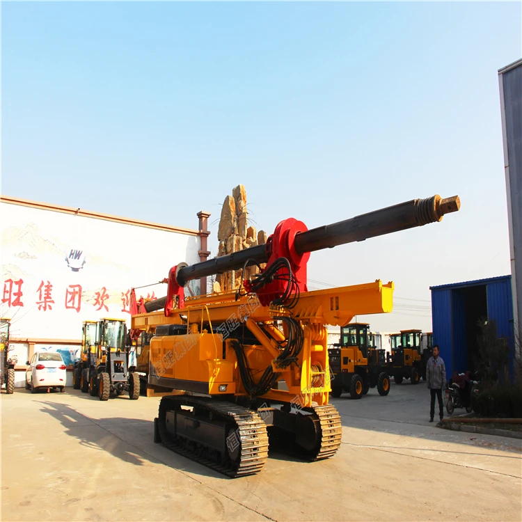 20m Long Auger Drill Machine Hydraulic Auger Drilling Rig