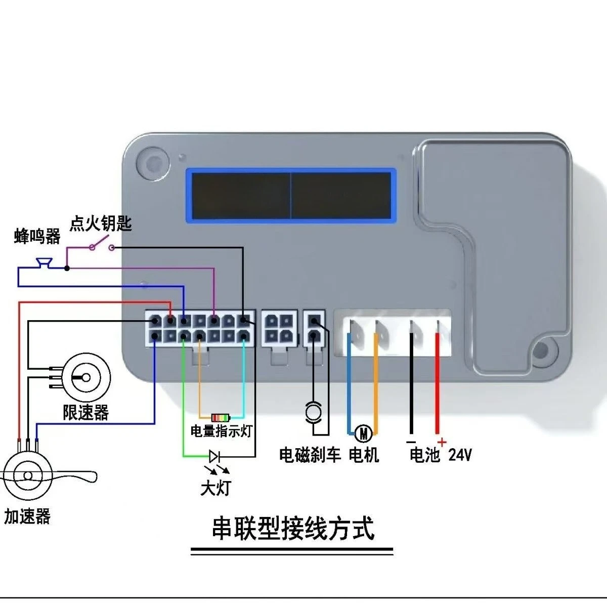 4-Wheel Mobility Scooter Motor Controller Electric Elderly Senior Mobility Vehicle Speed Control Replacement Spare Parts