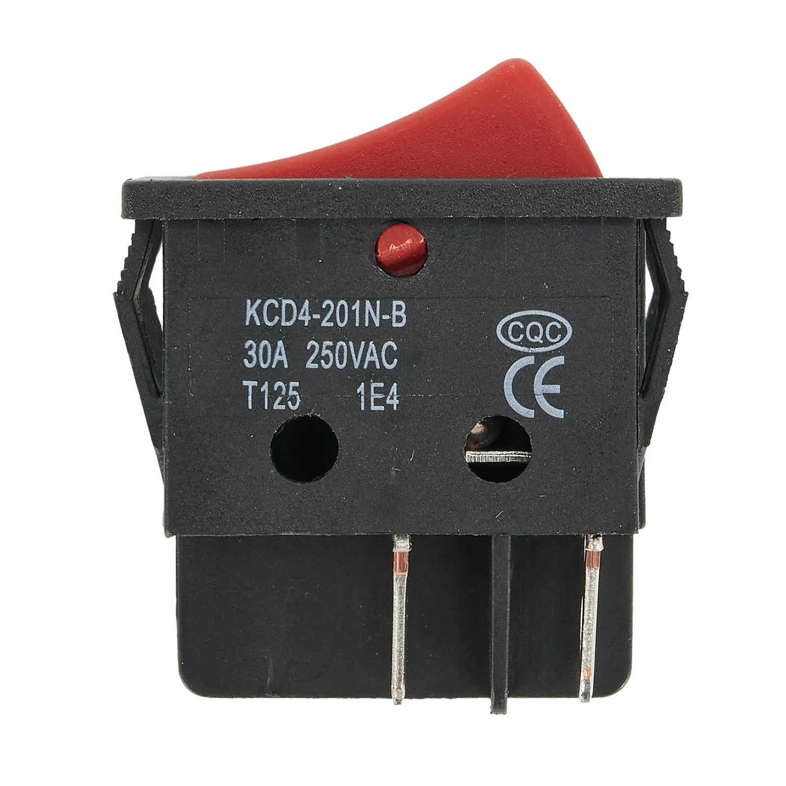 4 Pin 30A 120V 250V AC Red Switch ON OFF For Welding Machine Power Control Heater IP65 Flame Retardant Nylon Shell