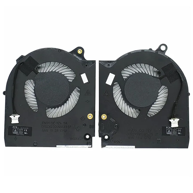 CPU-ventilator/GPU-ventilator voor Dell Alienware M15 R5/R6 Ryzen 5/6 2021-serie 12V 4-pins