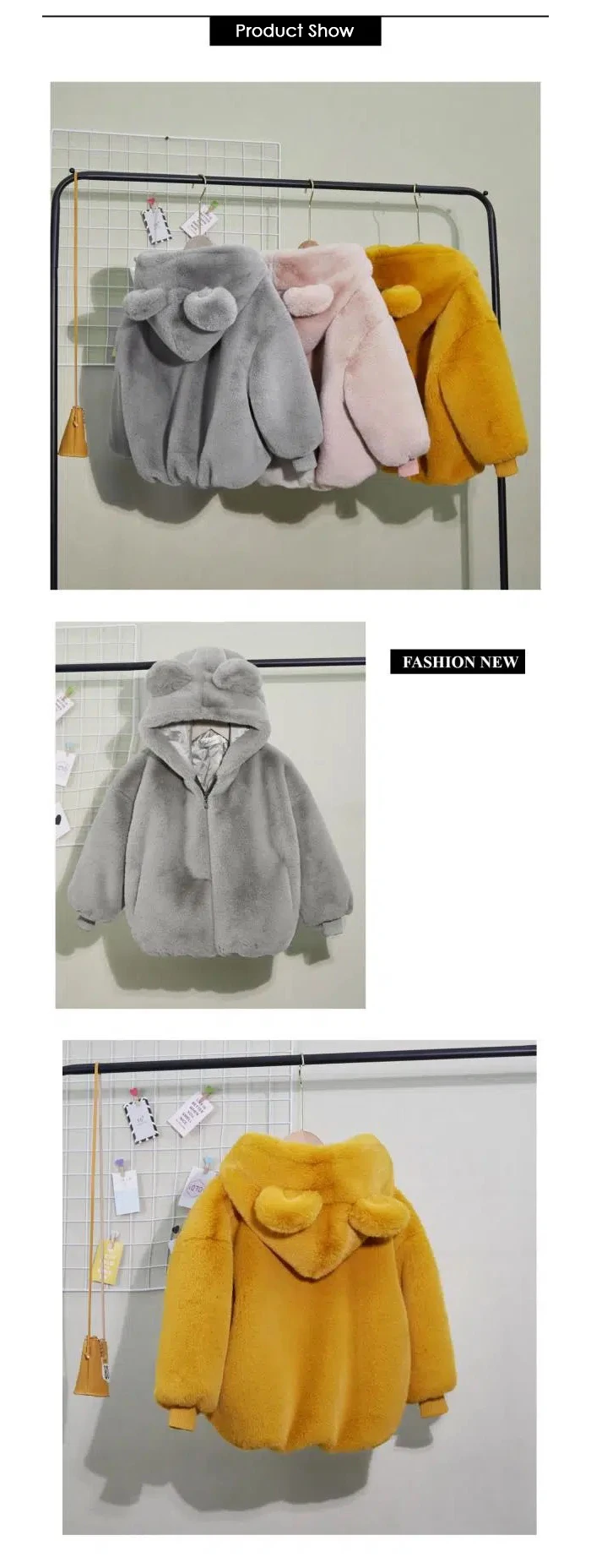 Abrigo De Pelo Sintético Para Bebé - Chaqueta Corta De Invierno Para Niñas Y Niños, Súper Suave Y Calentito