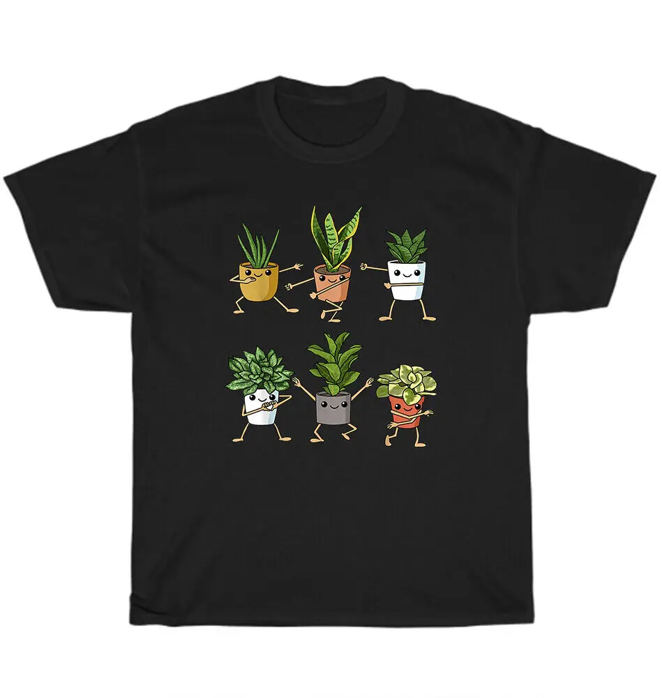 Plant Florist Garden Gardener Gardening Plants Dancing T-Shirt Anime Graphic T-shirts High Quality 100%Cotton Short Sleeve