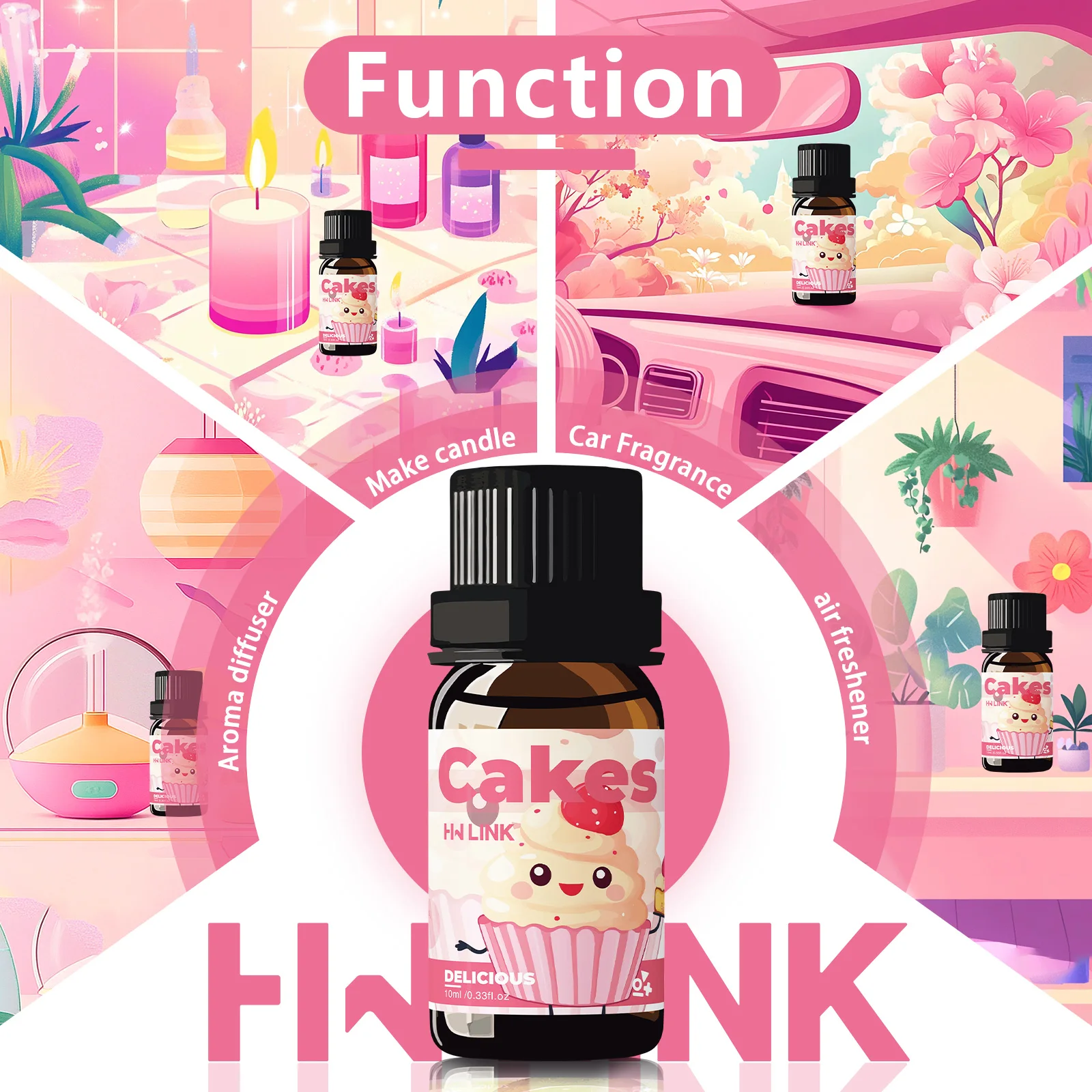 10ml Cakes Essential Oils Candle Making, Aromatherapy, Humidifiers Gifts Car Air Freshener - view 6