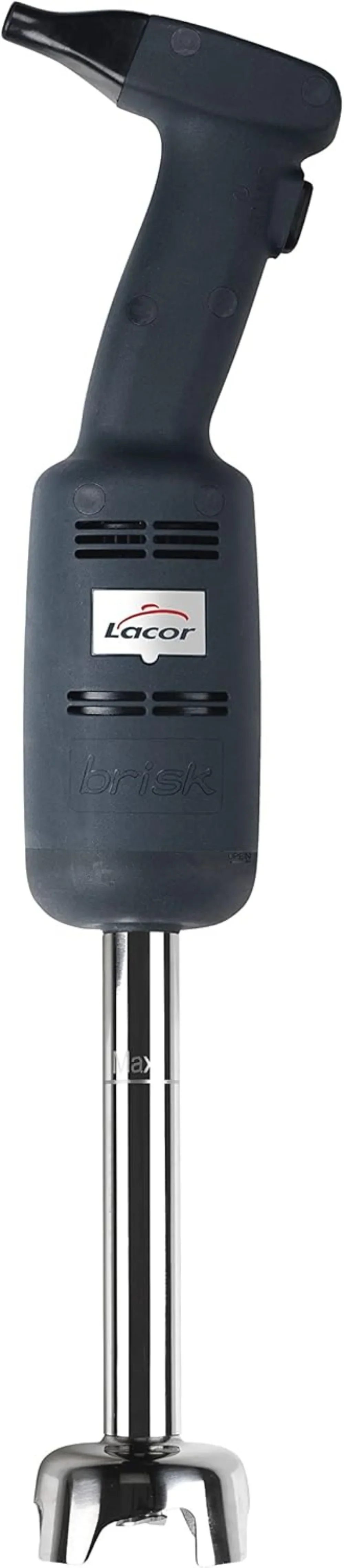 Batidora de Mano Brisk, Trituradora Profesional, Brazos Intercambiables, Mango Ergonómico, 220W, Negro, 16 cm