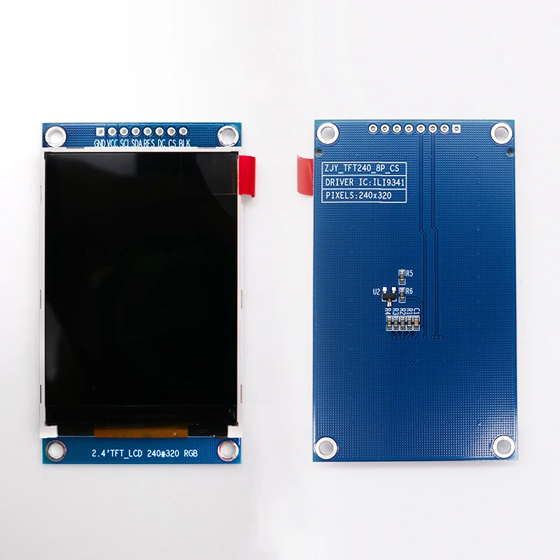 Módulo de tela lcd spi de 2.4 polegadas 240*320 módulo tft ili9341 st7789 display de porta serial 3.3v