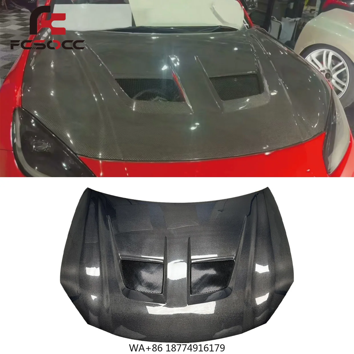 

Карбоновый капот V-образного стиля для 86 ZN8 / BRZ ZD8, крышка двигателя, автозапчасти и аксессуары